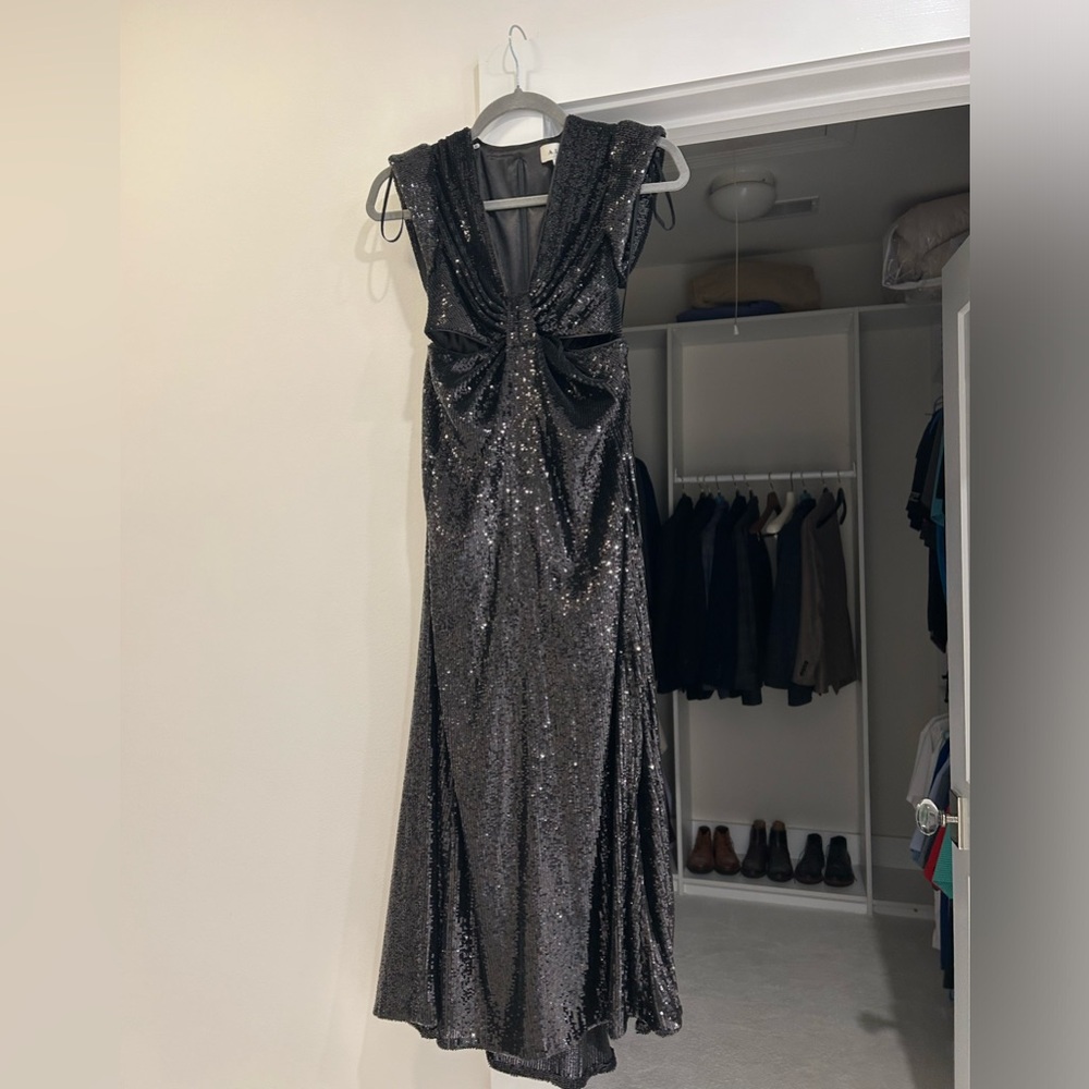 New never worn A.L.C black sequin cut out dress. Great for cocktail or holidays